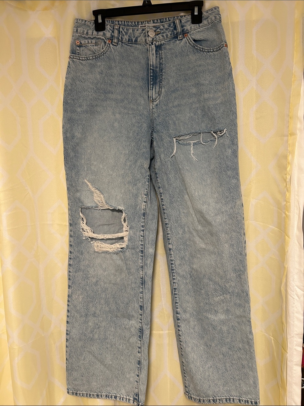 Garage high rise wide leg denim